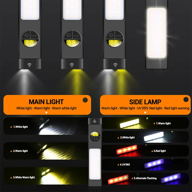 COB+LED Multifunctional Flashl - Outdoor Adventure Trips 评论和价格