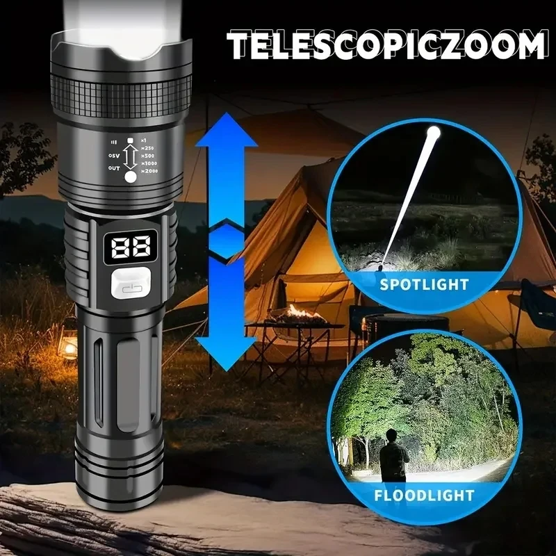 100000LM Super Bright Led Flas - Outdoor Adventure Trips 评论和价格