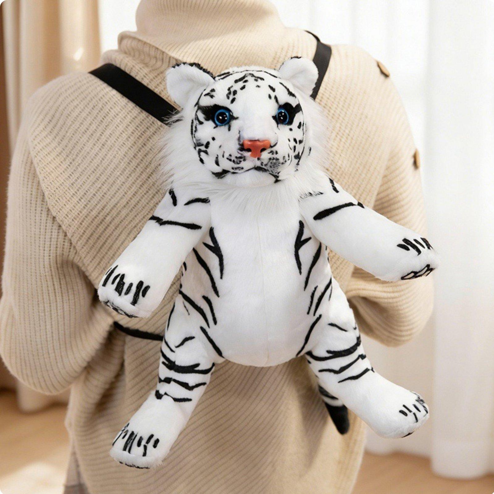 Soft Leopard Plush Doll Bag fo - Outdoor Adventure Backpack 评论和价格