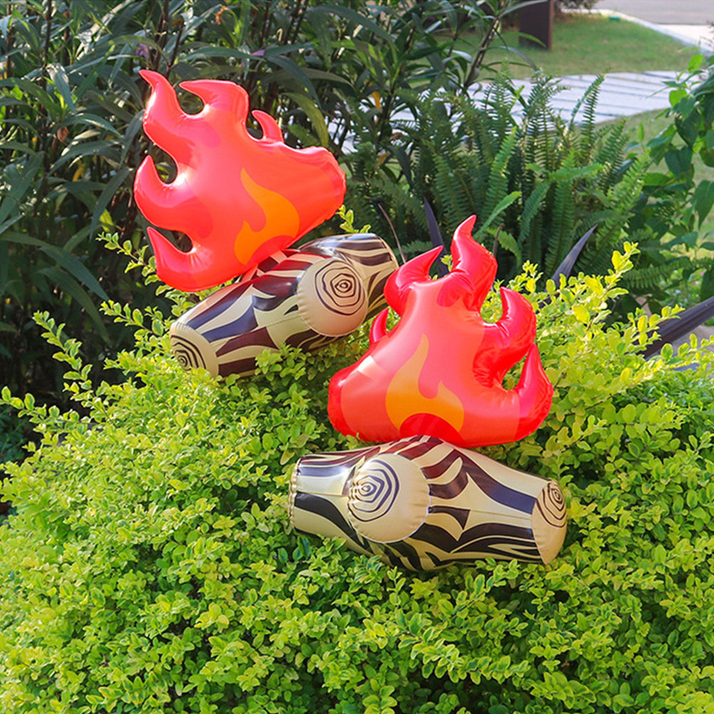 4Pcs Compact Inflatable Campfi - Outdoor Adventure Birthday Party 评论和价格